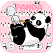 Cute Panda Keyboard Theme