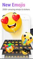 Teclado RainbowKey - Emojis, Pegatinas, Temas, Gif captura de pantalla 1