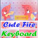 Cute Fire Keyboard Theme APK