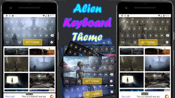 Alien Keyboard Theme Affiche