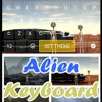 Alien Keyboard Theme ảnh chụp màn hình 1