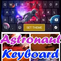 Astronaut Keyboard Theme screenshot 1