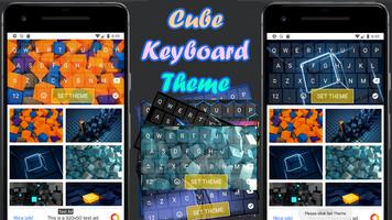 Cube Keyboard Theme ảnh chụp màn hình 1