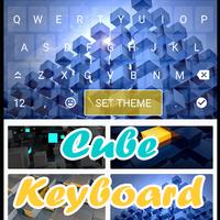 Cube Keyboard Theme ảnh chụp màn hình 2