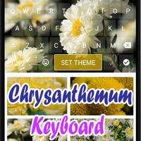 Chrysanthemum Keyboard Theme ảnh chụp màn hình 2