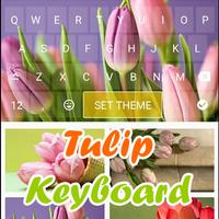Tulip Keyboard Theme ảnh chụp màn hình 1