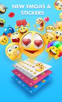 Funtype Emoji Keyboard 2018 - Cute Emoticons تصوير الشاشة 1