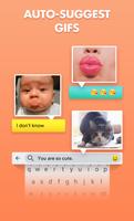 Funtype Emoji Keyboard 2018 - Cute Emoticons تصوير الشاشة 3