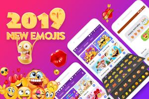 FunType: Emoji Keyboard, GIF, Emoji,Keyboard Theme 海报
