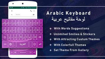 clavier arabe Affiche
