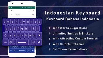 Indonesian Color Theme Keyboard, Indonesia Bahasa poster