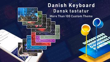 Danish Colorful Theme Keyboard,Dansk tastatur ảnh chụp màn hình 2