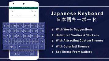 Japanese Colorful Keyboard With Theme,日本語キーボード poster