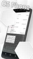 Keyboard Plus OS Phone captura de pantalla 3