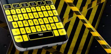 Keyboard Plus Schwarz und Gelb