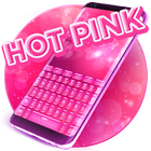 कीबोर्ड प्लस गरम गुलाबी आइकन