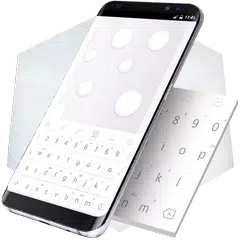 White Keyboard with Emojis for Android APK download