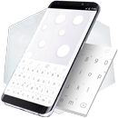 Weiße Tastatur mit Emojis für Android APK