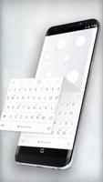 White Keyboard poster