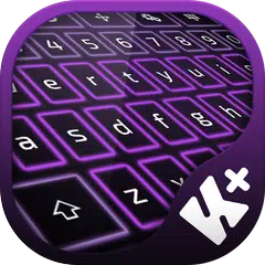 Neon Violet Keyboard