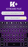 Neon Violet Keyboard screenshot 1