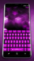 Color Purple Keyboard Theme poster