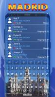 Thème du clavier de Madrid capture d'écran 1