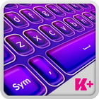 Keyboard Plus Violet icône