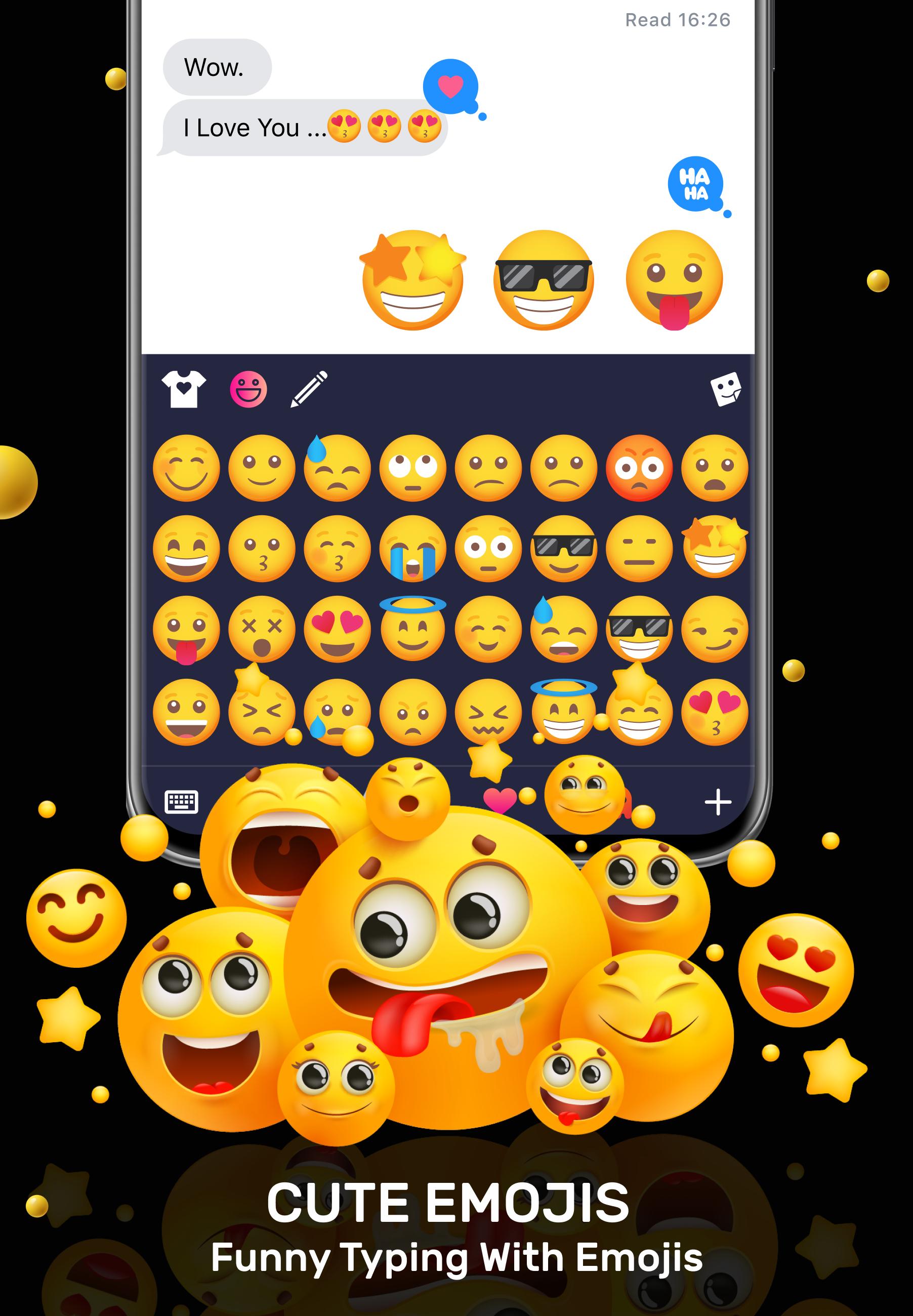 Download do APK de Emoji Keyboard & Fonts: Zomj para Android