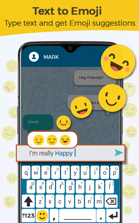 Text to Emoji Keyboard-Cute Funny Emojis for Chat APK for Android ...