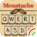 Mustache Theme - Keyboard Them أيقونة