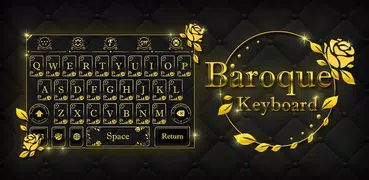 Gold Keyboard Theme - Baroque