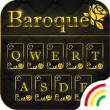 Gold Keyboard Theme - Baroque 아이콘