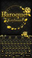 Gold Keyboard Theme - Baroque poster