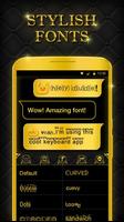 Gold Keyboard Theme - Baroque imagem de tela 2