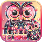 Cute owl Keyboard Theme icon