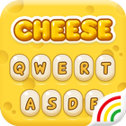 Gold Cheese Keyboard Theme - E icône