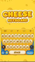 Gold Cheese Keyboard Theme - E poster