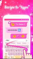 3 Schermata Pink Diamond Keyboard Theme - 