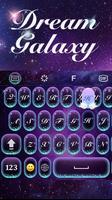 Galaxy Emoji Keyboard Theme Affiche