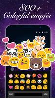 Galaxy Emoji Keyboard Theme screenshot 1