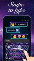 Galaxy Emoji Keyboard Theme capture d'écran 3