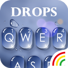 Water Drops Theme - Keyboard T icône