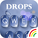 Water Drops Theme - Keyboard T icono