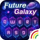 Neon Galaxy Keyboard Theme icône