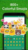 Green Keyboard Theme - Emoji&G تصوير الشاشة 1