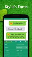 Green Keyboard Theme - Emoji&G ảnh chụp màn hình 2