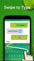 Green Keyboard Theme - Emoji&G ภาพหน้าจอ 3
