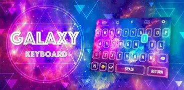 Color Keyboard Galaxy Theme