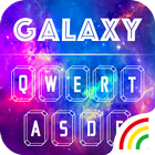 Color Keyboard Galaxy Theme أيقونة